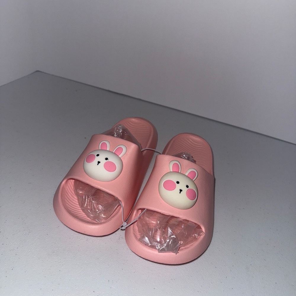 Pink bunny sandals